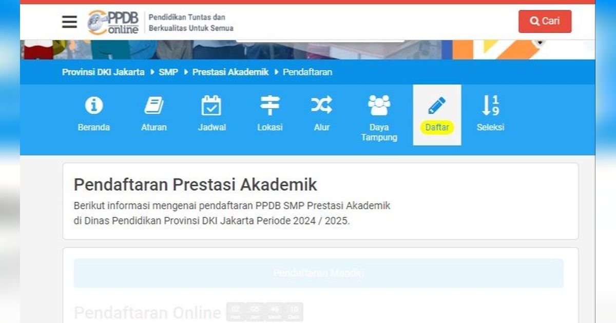 Hari Pertama PPDB Jakarta 2024, Orang Tua Keluhkan Server Down