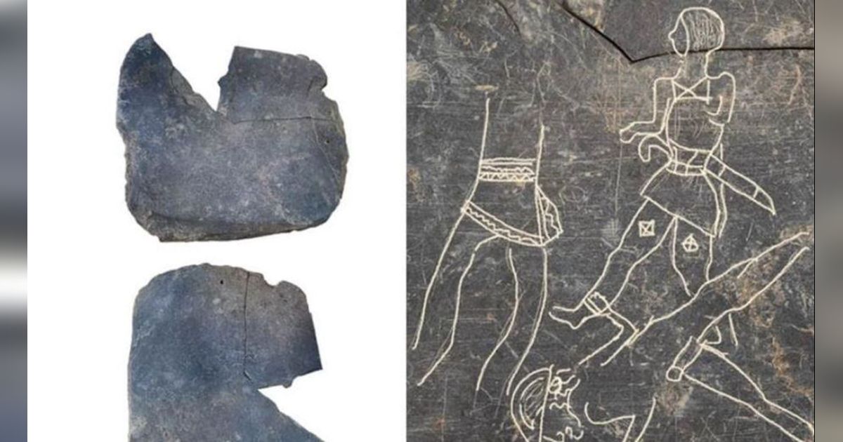 Arkeolog Temukan Plakat Batu, Ada Ukiran Adegan Pertempuran Prajurit Abad ke-6 SM