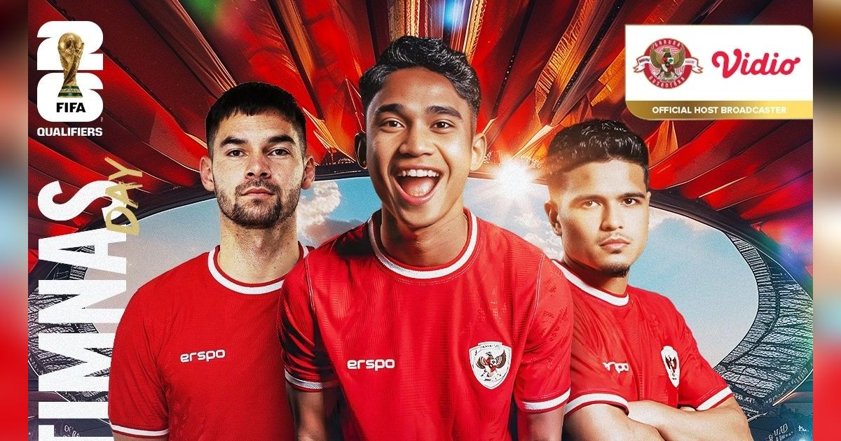 Saksikan Laga Kualifikasi Piala Dunia FIFA 2026 antara Timnas Indonesia VS Timnas Filipina Langsung di Vidio