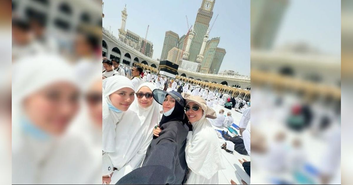 Potret Kompak Nisya Ahmad & Syahnaz Ahmad Bersama Nagita Serta Caca Tengker di Tanah Suci, Netizen 'Ipar Rasa Bestie'