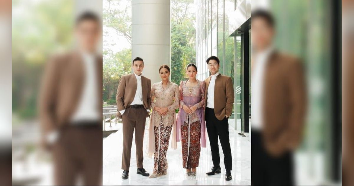 Cantik! Gaya Maudy Ayunda Tampil Mengenakan Busana Kebaya saat Hadir di Acara Pernikahan, Tampil Serasi Bersama Jesse Choi