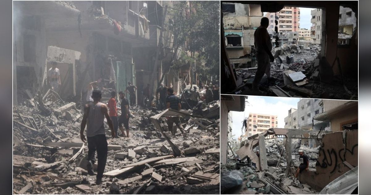 FOTO: Potret Kehancuran Fatal Nuseirat di Gaza Usai Pasukan Israel Bunuh 210 Warga Palestina untuk Membebaskan 4 Sandera