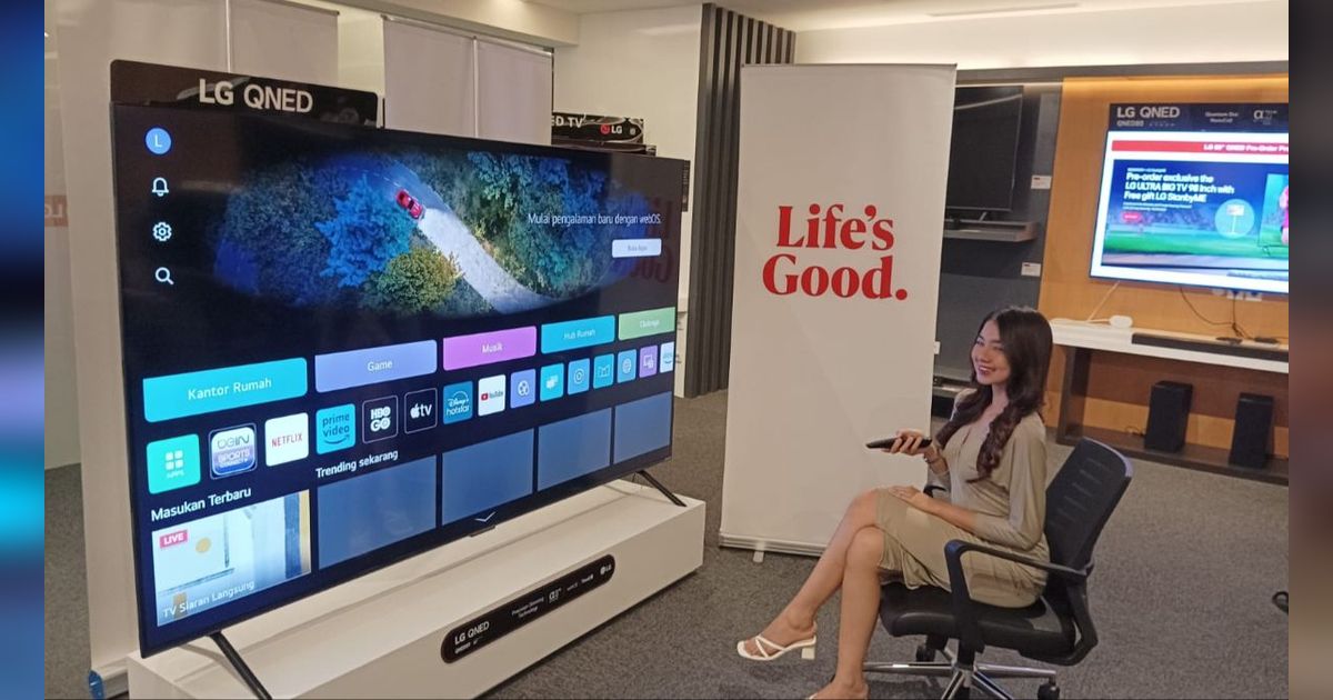 LG Rilis TV Premium 98 Inci di Indonesia, Ini Keunggulannya