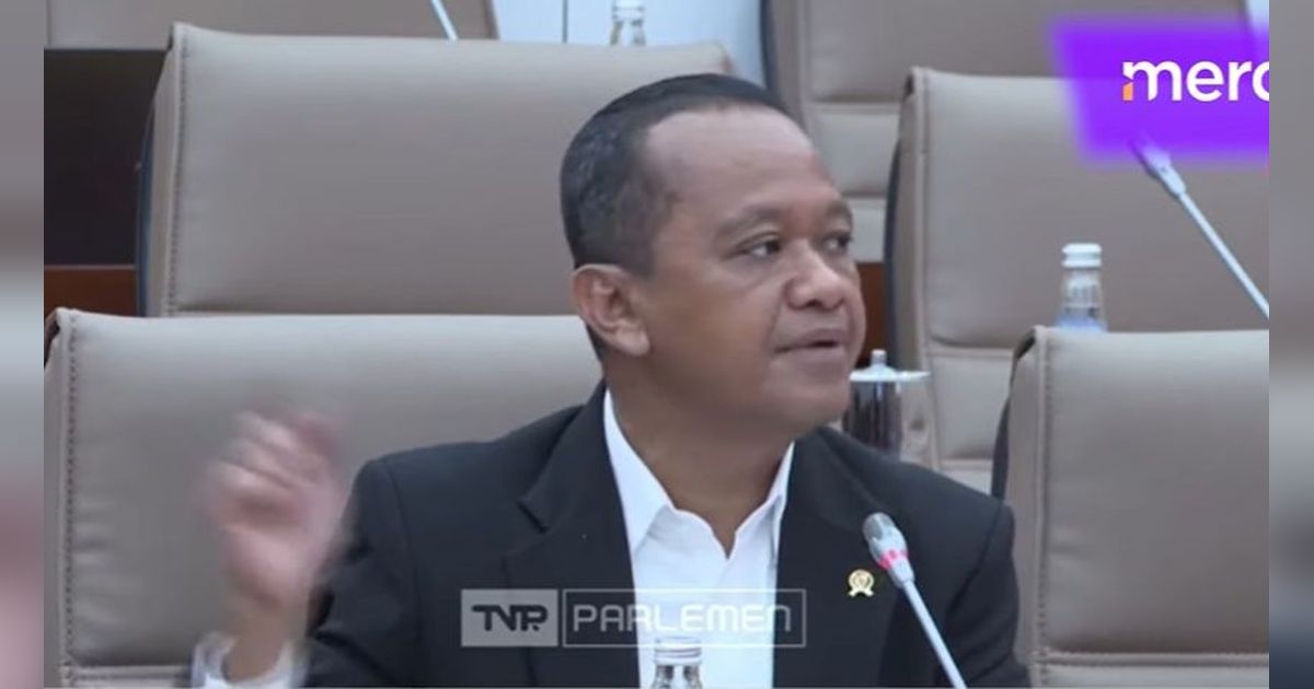 VIDEO: Bahlil Ngegas di DPR Kecewa Anggaran Turun 