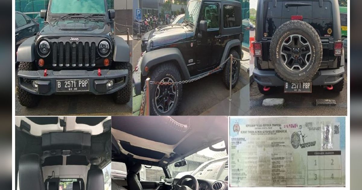 Mobil Rubicon Mario Dandy Laku Rp725 Juta, Uang untuk David Ozora