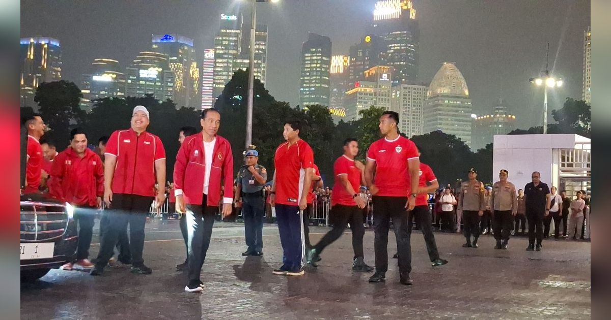 Jokowi dan Iriana Nonton Indonesia Vs Filipina di GBK