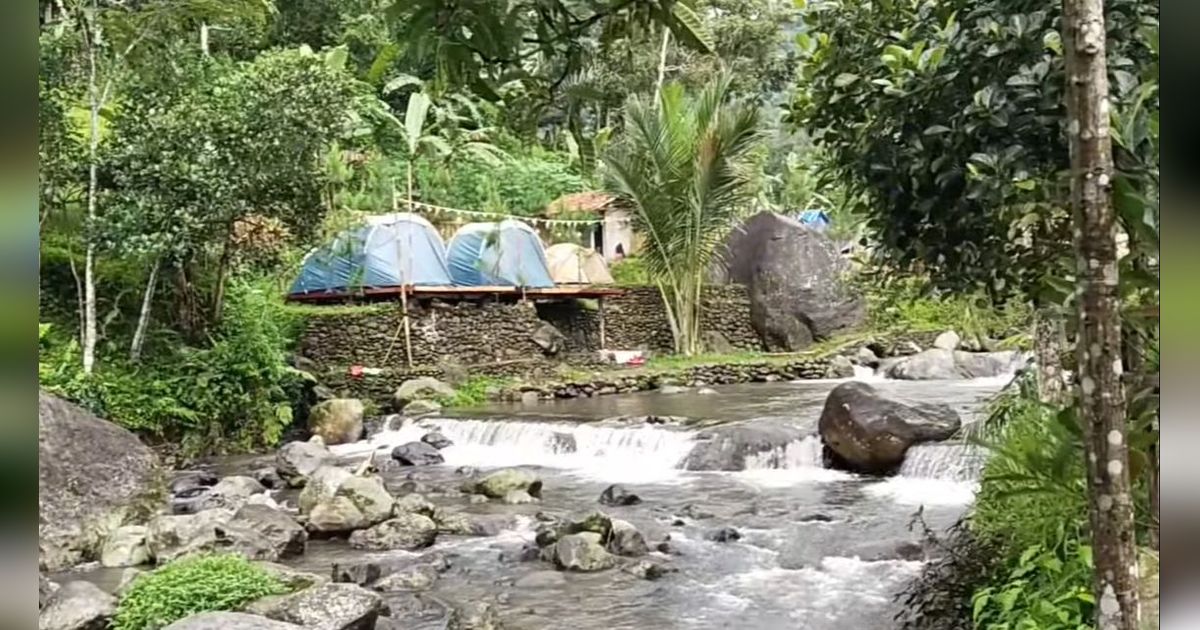 Tempat Camping di Bogor Ini Bikin Tenang Banget, Panoramanya Indah di Antara Sawah dan Sungai