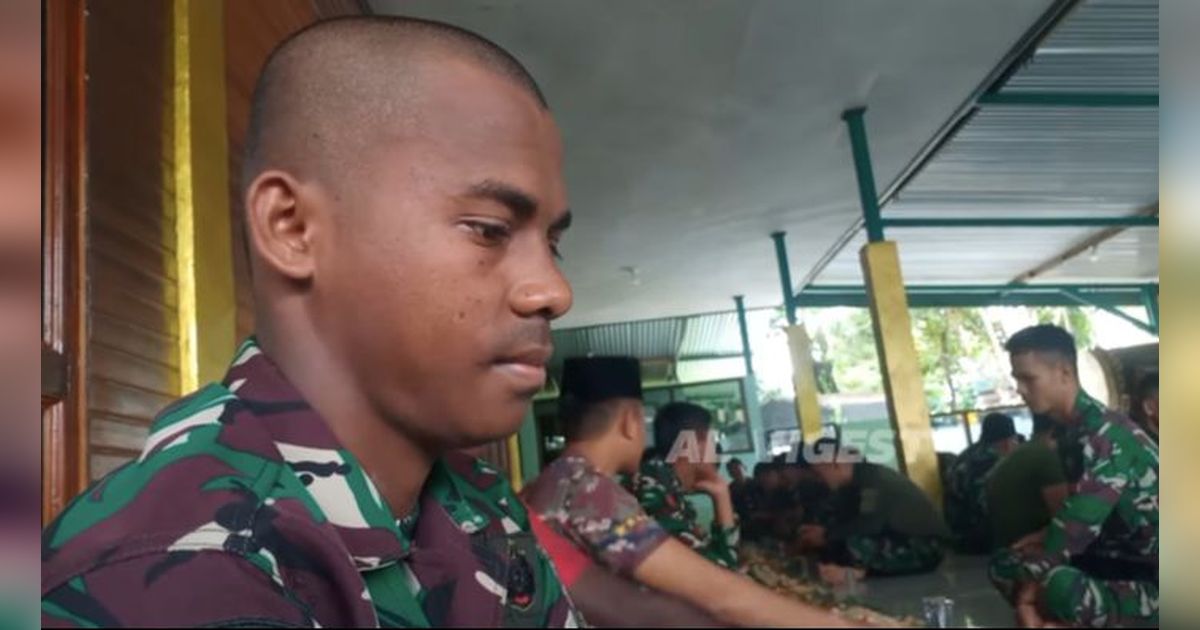 Baru 4 Hari di Batalyon, Prada Emil dari Ambon Baru Pertama Kali Makan Nasi Liwet 'Di Ambon Tidak ada'