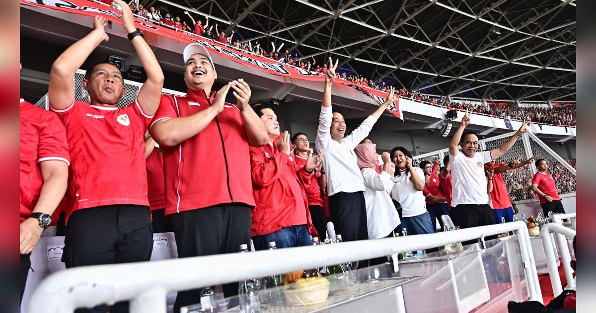 VIDEO: Jokowi Bangga Lihat Permainan Timnas Garuda Kualifikasi Piala Dunia, Ini Sejarah!