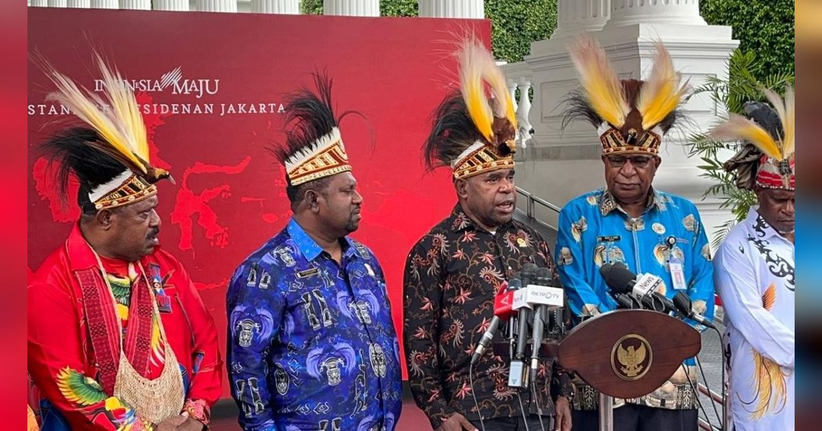 Bertemu Jokowi, Majelis Rakyat Papua Usulkan Pemekaran Wilayah Mimika