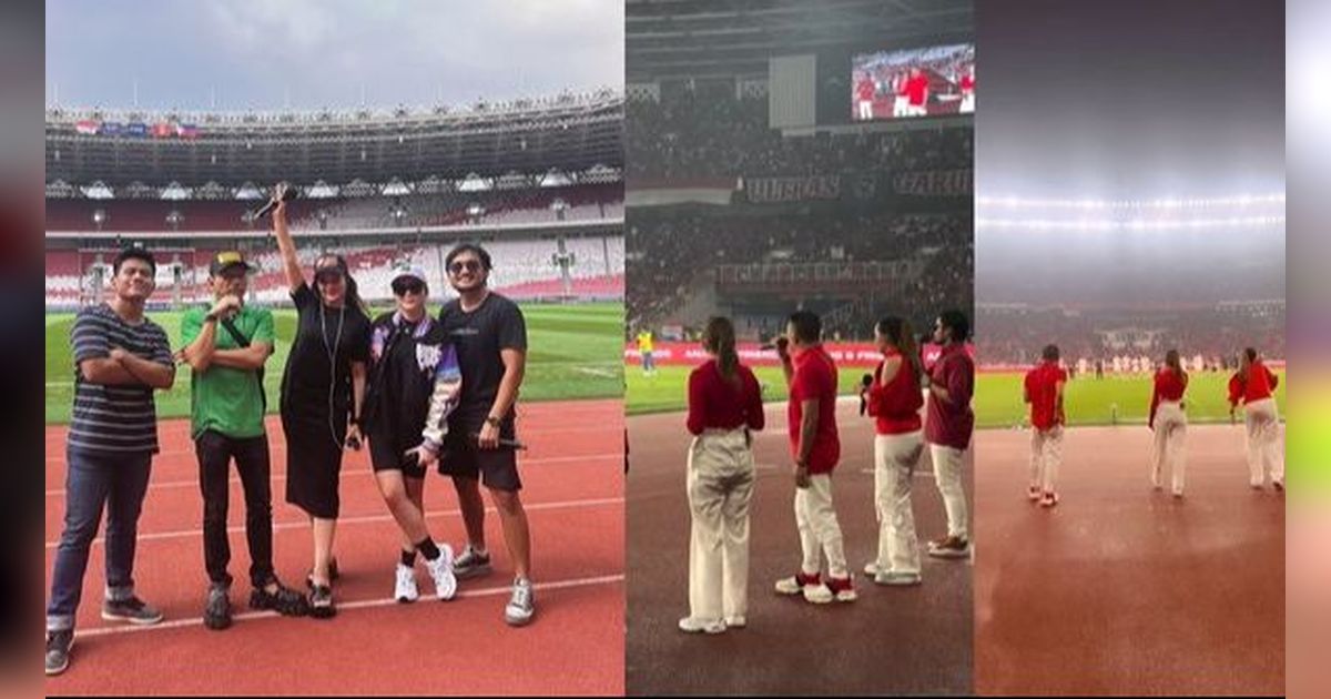 Kontroversi di GBK, Potret Anang-Ashanty Nyanyi Usai Kemenangan Timnas, Disambut Hujatan- Walkout