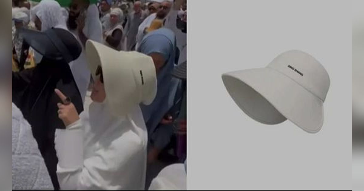 Potret Fashion Item Nagita Slavina saat Beribadah Haji, Pakai Topi Rp80 Ribu
