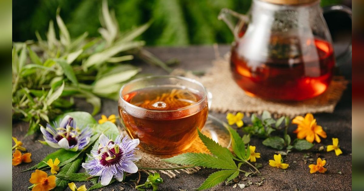 5 Resep Teh Herbal Penurun Kolesterol Jahat, Disajikan Dingin Lebih Nikmat