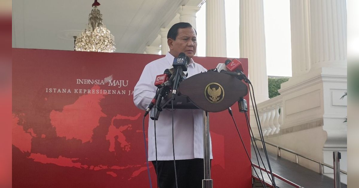 Prabowo Ungkap Isi Pertemuan dengan Jokowi di Istana Hari Ini