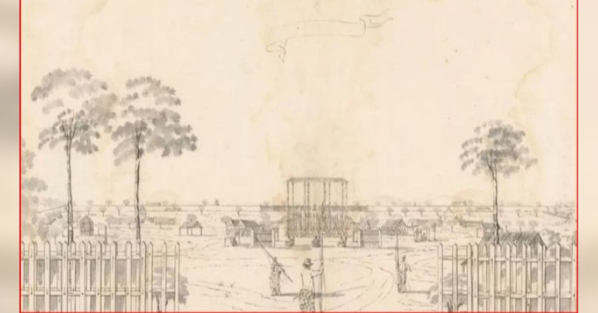 Bentengnya Masih Berupa Pagar Kayu, Begini Penampakan Lukisan Benteng Baluwarti pada Abad ke-18