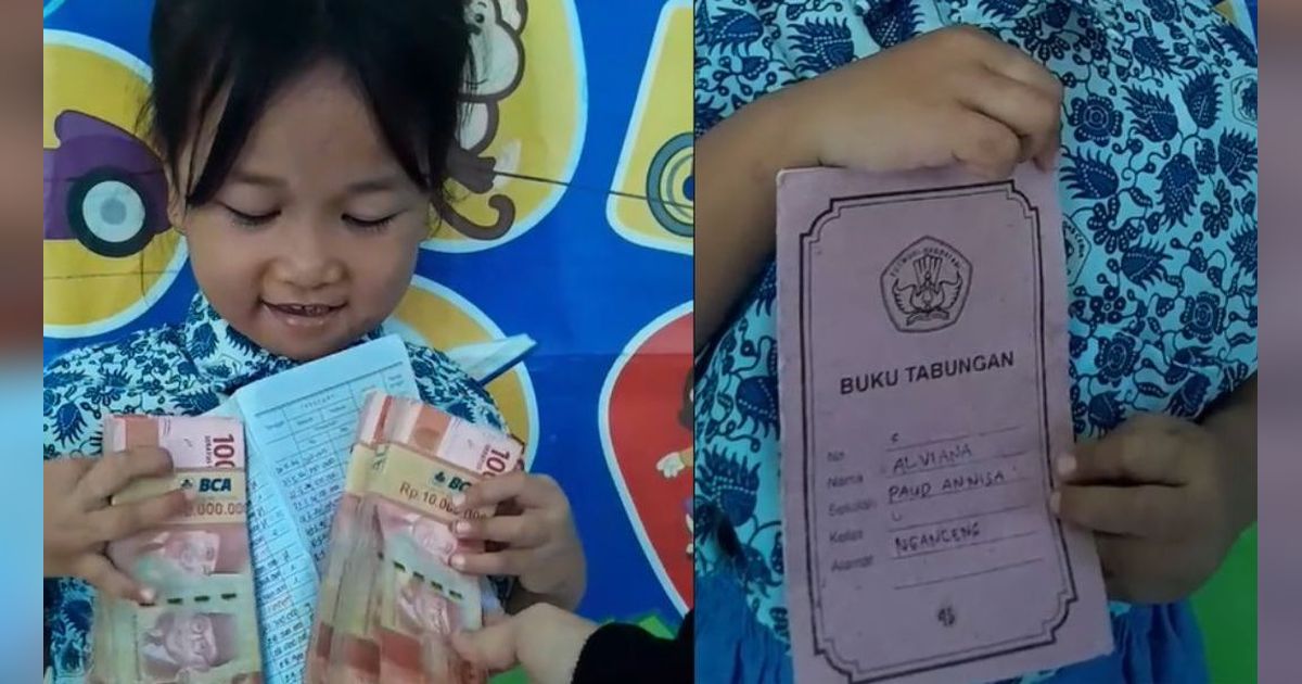 Viral Anak PAUD Bisa Nabung Sampai Rp30 Juta, Bikin 'Iri' Karyawan Bergaji UMR