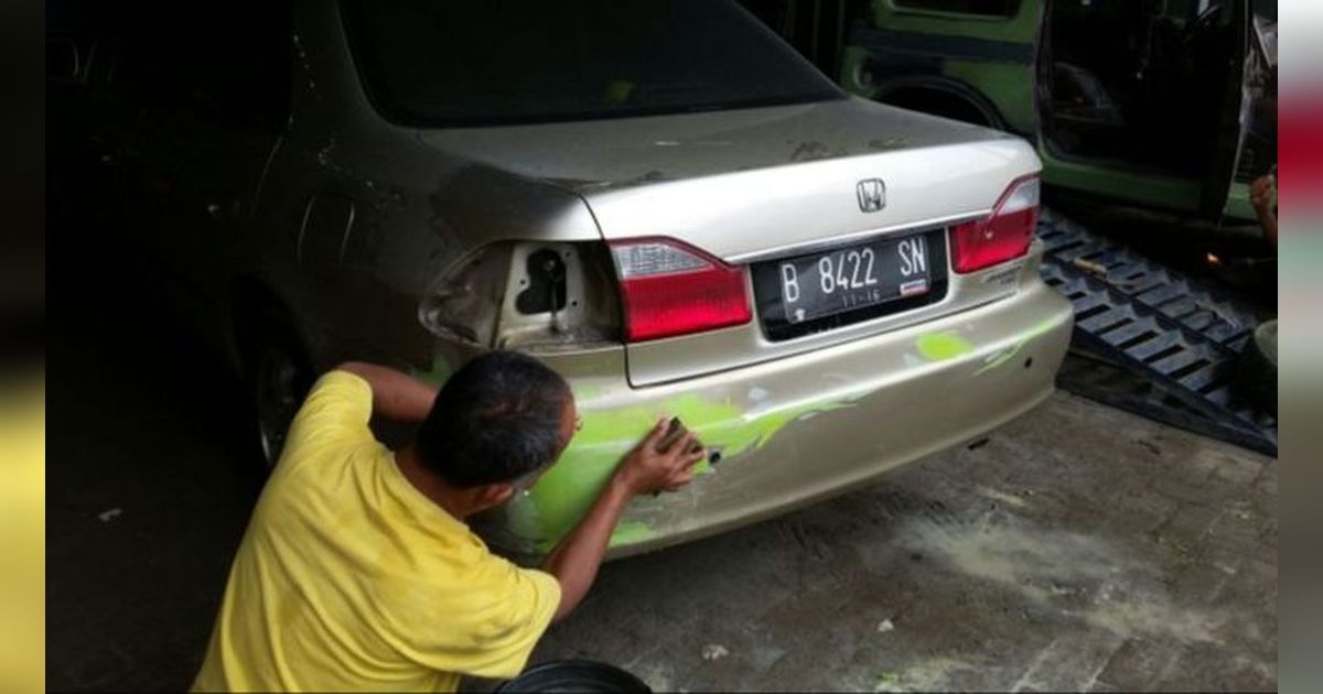 Trik Jitu Pakai Dempul Mobil untuk Perbaikan Bodi Rusak