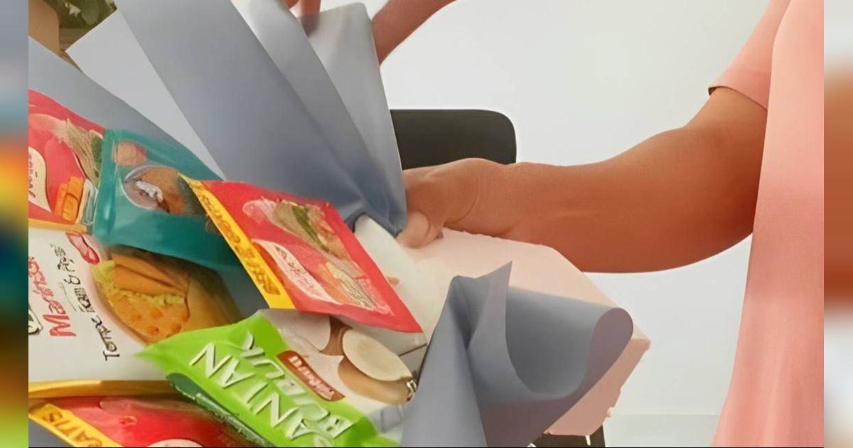 So Sweet, Bocah Pesan Buket dari Bumbu Dapur untuk Ibu Sampai Tak Jajan 5 Hari