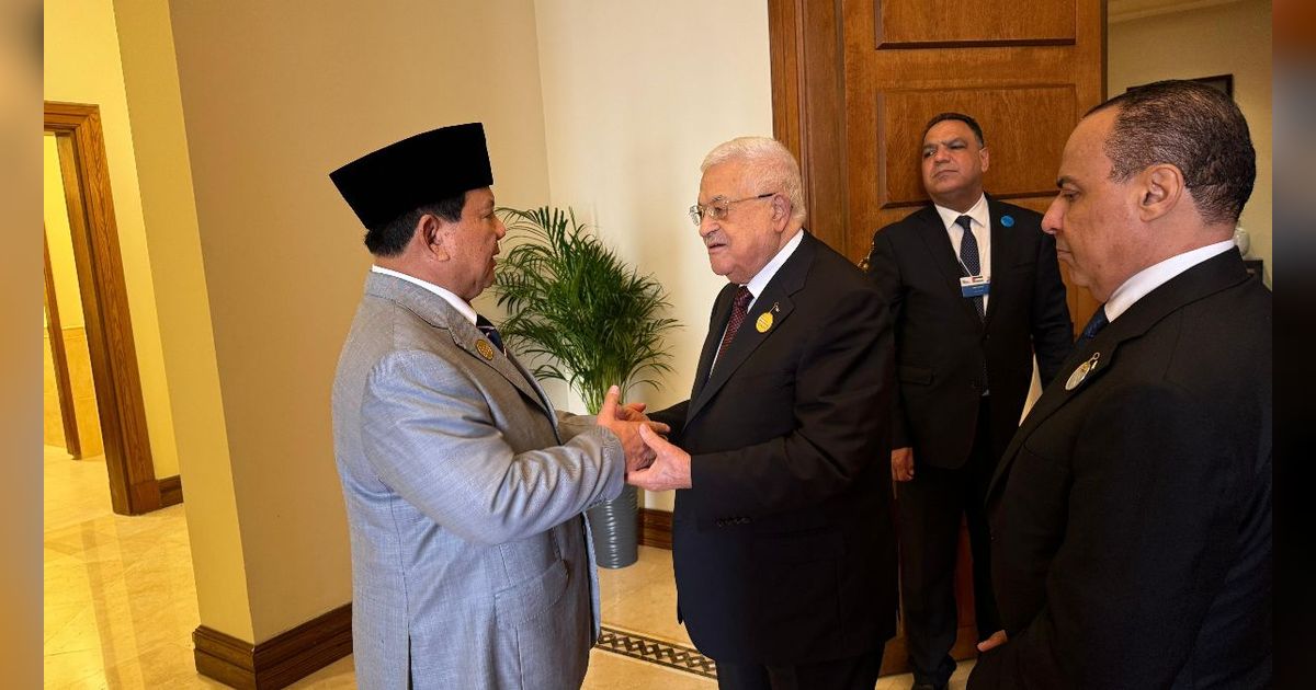 VIDEO: Momen Haru Presiden Palestina Bersyukur Dukungan Merdeka, 'Angkat' Prabowo Saudara