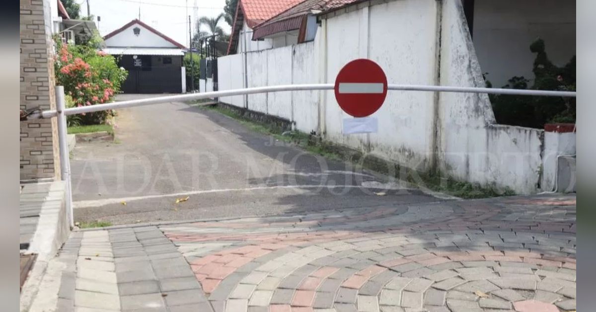 Potret Rumah TKP Kasus Polwan Bakar Suami Polisi di Mojokerto