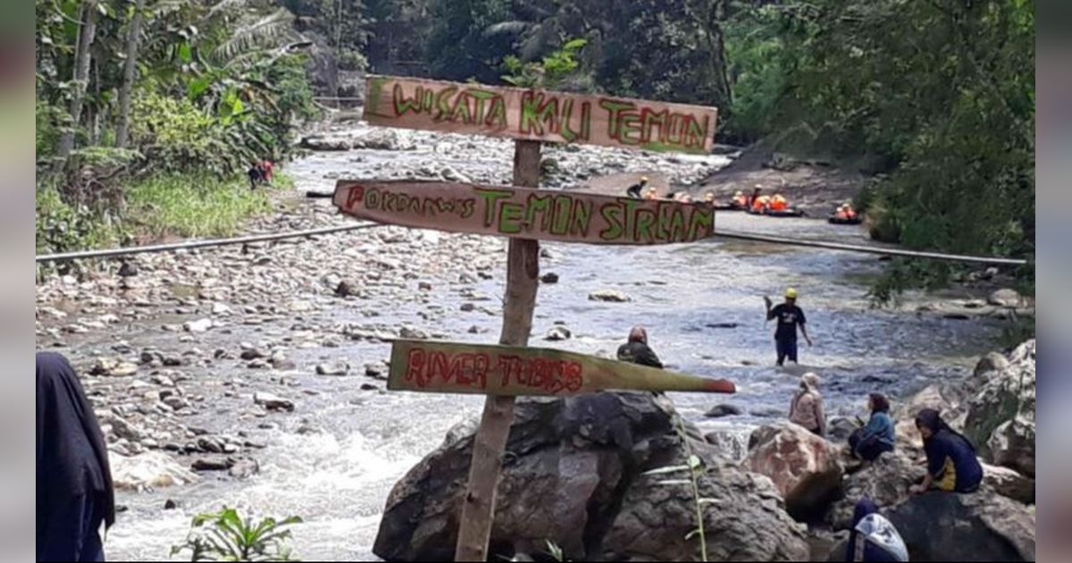 Eksotisme Wisata Kali Temon Trenggalek, Asyiknya Main River Tubing hingga Menyantap Nasi Gegok