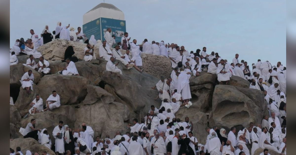 Begini Prosesi Wukuf Jemaah Haji Indonesia di Arafah Hari Ini