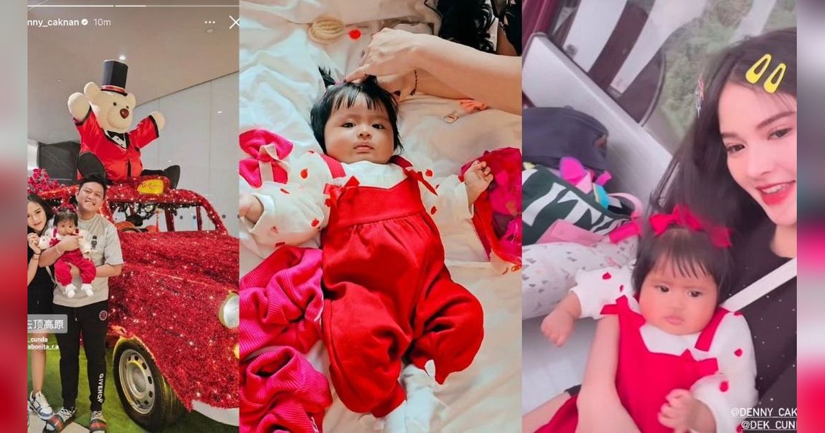 Keponakan Online Kesayangan Netizen, Ini 7 Potret dek Cunda anak Denny Caknan & Bella Bonita Cosplay Jadi Barbie