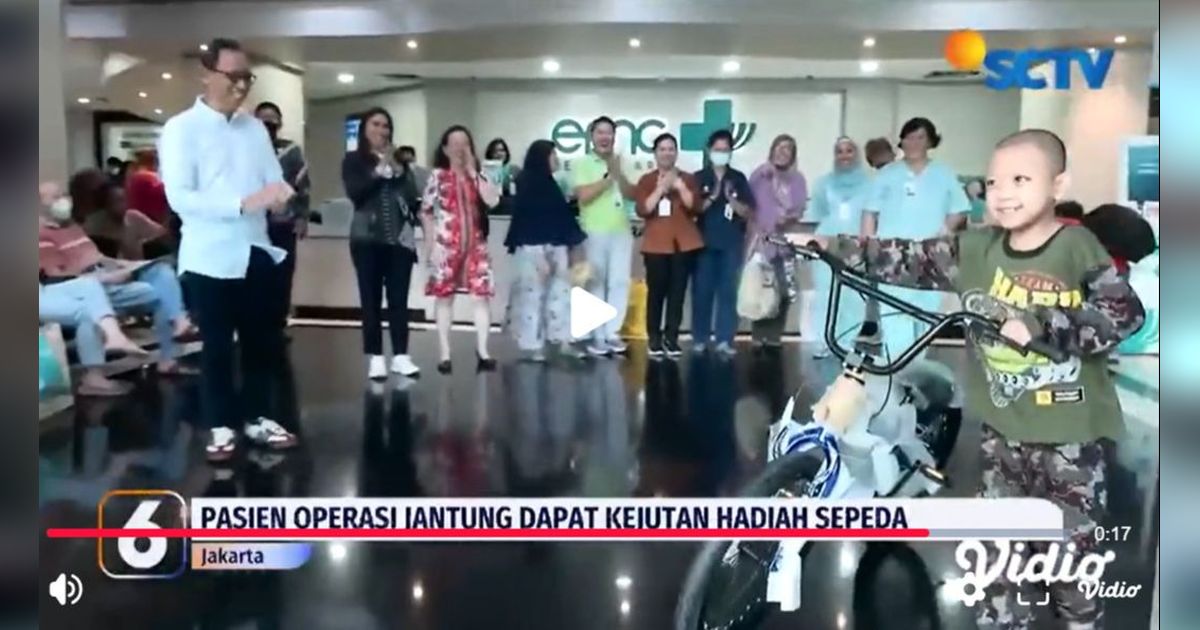 YPP SCTV-Indosiar Beri Bantuan Operasi Jantung Gratis Anak Pedagang Cilok dari Garut