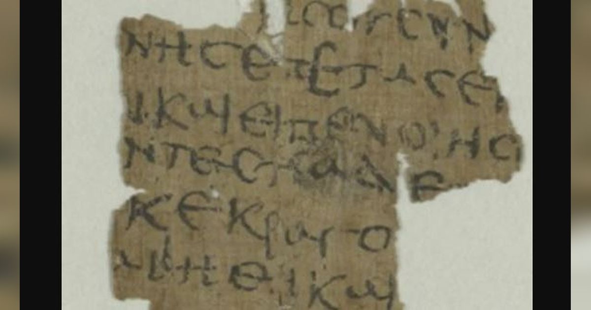 Ahli Temukan Manuskrip Mesir Kuno Berusia 2.000 Tahun, Berisi Kisah Mukjizat Masa Kecil Yesus