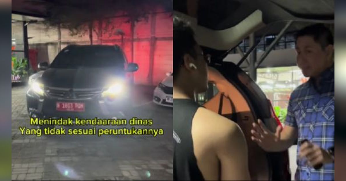 Polisi Tegur Keras Mobil Pelat Merah Dipakai Mondar-Mandir Anak Muda