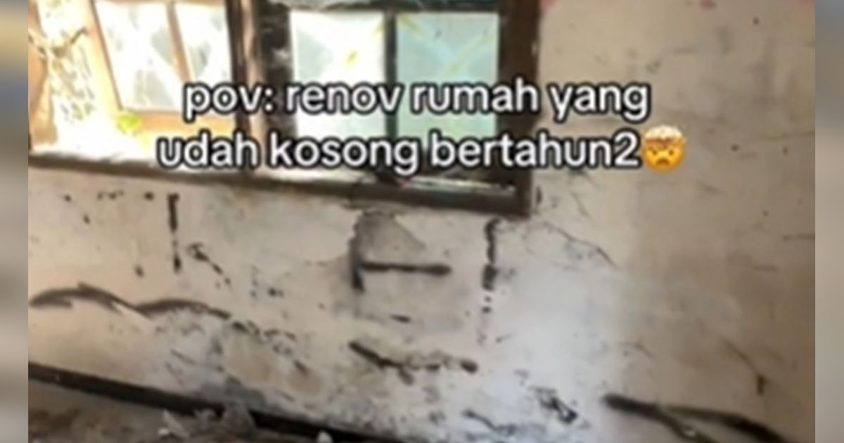 Viral Renovasi Rumah Kosong Bertahun-tahun yang Horor, Hasilnya Mewah & Elit Banget