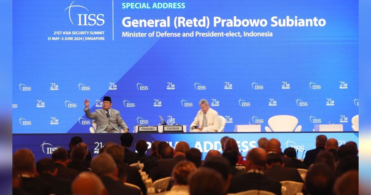 Hadiri Forum IISS Shangri-La, Menhan Prabowo Dorong Peran Aktif Negara di Dunia Ciptakan Perdamaian dan Keamanan