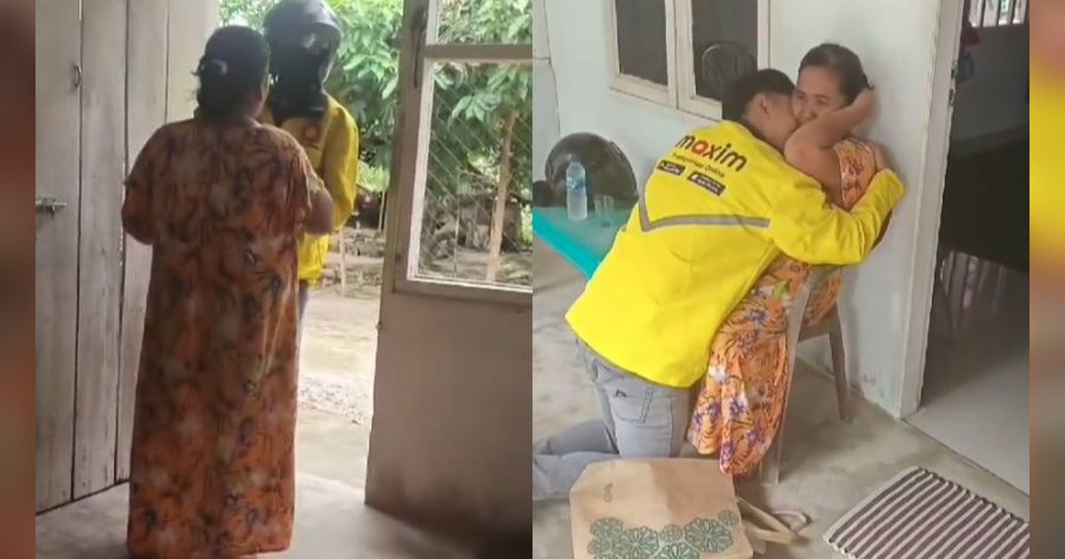 8 Tahun di Perantauan, Momen Pria Beri Kejutan ke Ibunya Ini Bikin Haru