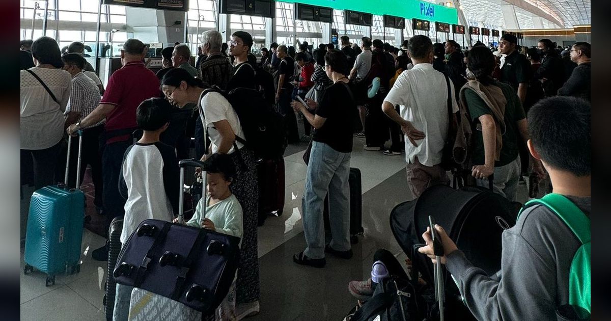 Antrean Penumpang Internasional Mengular di Bandara Soekarno-Hatta, Ini Penjelasan Imigrasi