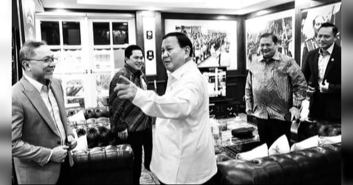 Prabowo Kumpulkan Airlangga, Zulhas, Erick Thohir hingga AHY di Kemhan, Ini Yang Dibahas