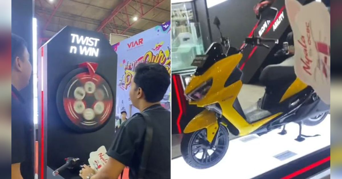 Pria Ini Rela Beli Motor Demi Dapat Barang Keinginan Kekasihnya, Aksinya Curi Perhatian