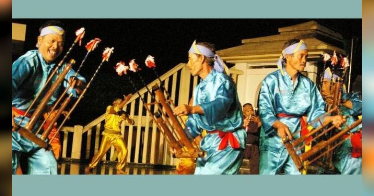 Serunya Pertunjukan Angklung Caruk Banyuwangi, Lomba Curi Perhatian Tampilkan Lagu dan Tarian Meriah