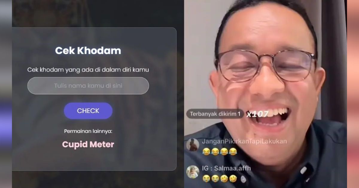 Tren Warga +62 Doyan Cek Khodam hingga Nonton Live Berjam-jam, Anies Baswedan sampai Ikutan