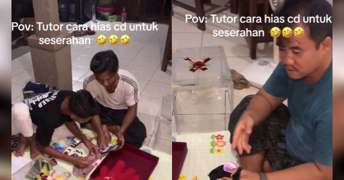 Viral Pengantin Pria Nekat Hias Sendiri Seserahan Pernikahan, Pas Jadi Hasilnya Malah Mirip Boneka Keramat