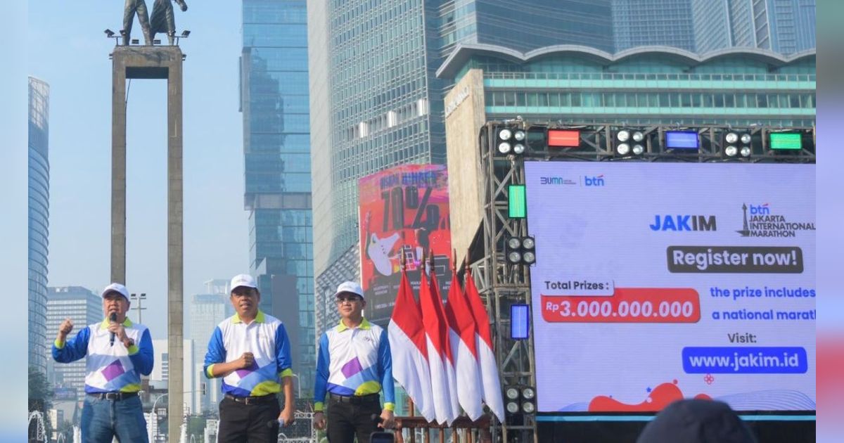 Besok Ada Jakarta International Marathon, Cek Rekayasa Lalu Lintas