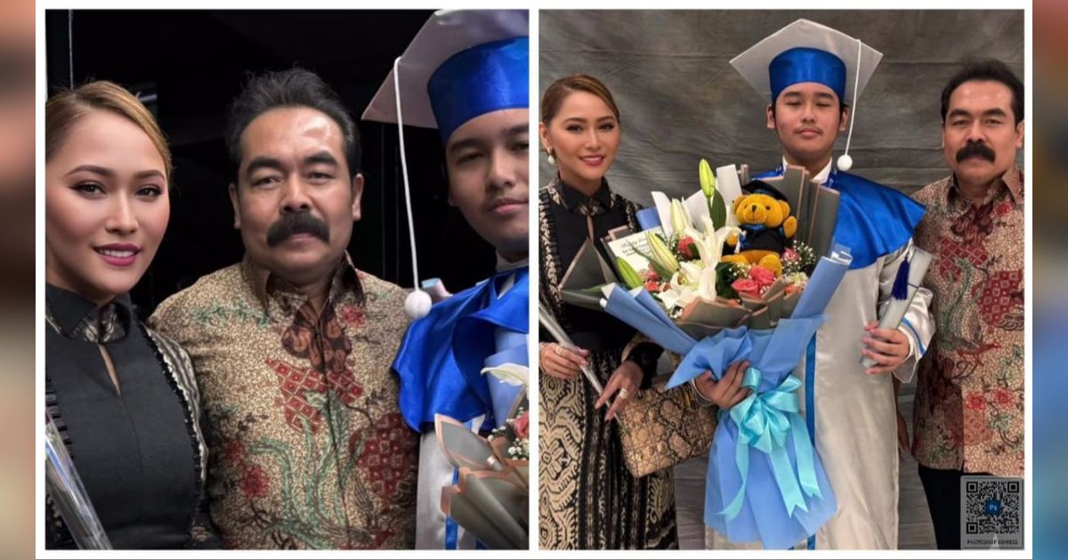 Cantik Menawan Inul Daratista di Wisuda Putra Gantengnya, Anggun Dalam Balutan Gaun dari Tenun Sabu NTT