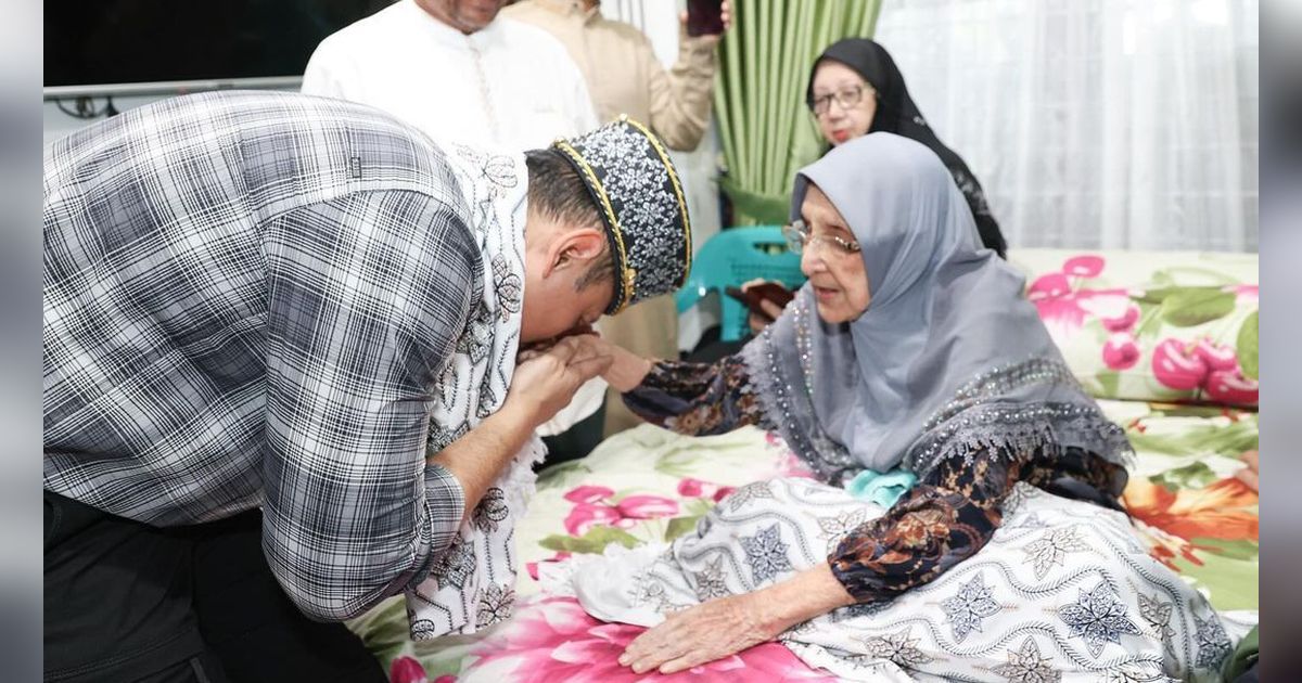 Menteri AHY Bertemu Perempuan 108 Tahun Keturunan Rasulullah SAW, Nasihatnya Menyejukkan