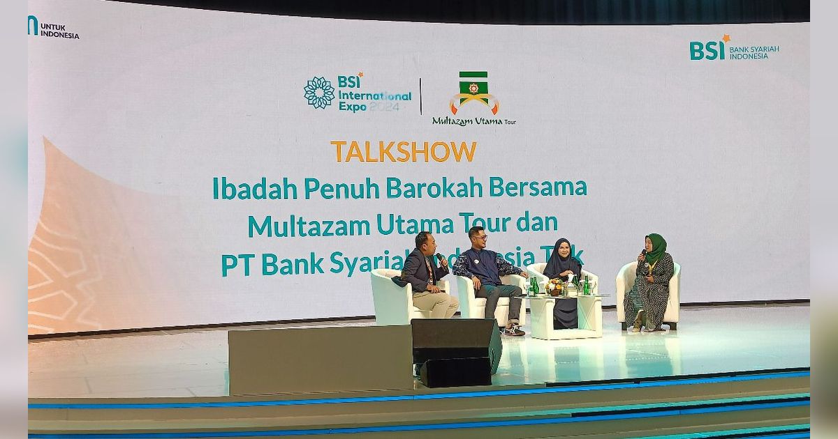 Puncak Event BSI International Expo, Tasya Nur Medina Bagikan Tips Perencanaan Haji & Umrah
