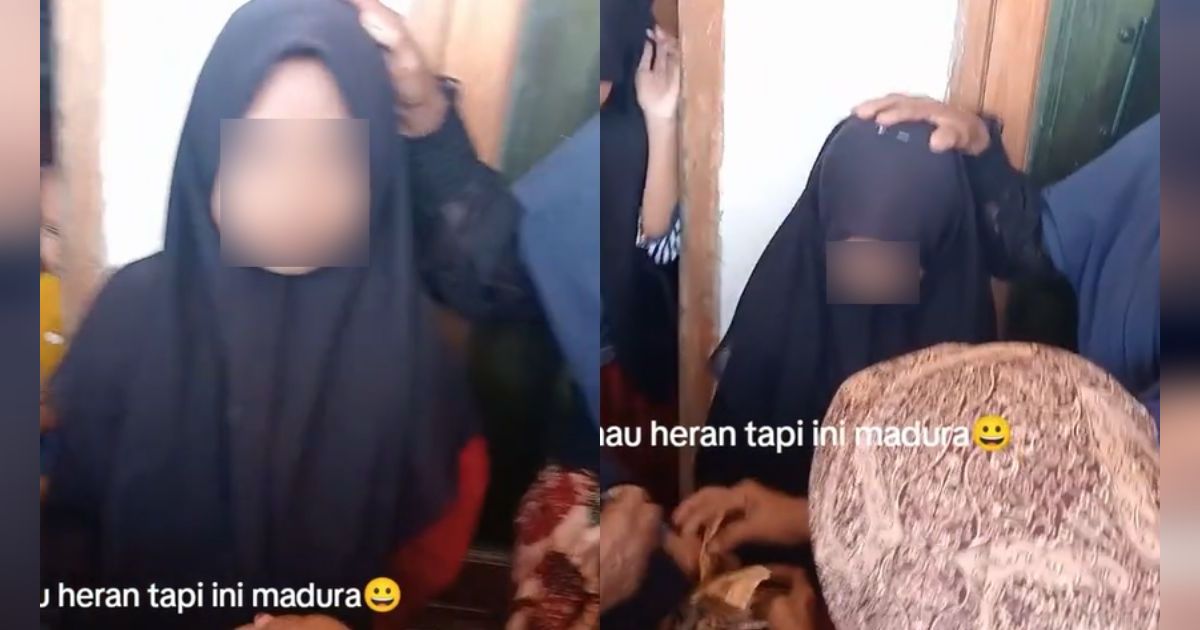 Heboh Bocah 12 Tahun di Madura Dilamar Duda Beranak Satu, Ekspresinya Jadi Sorotan