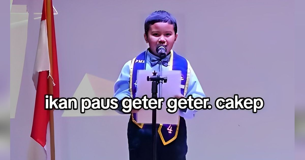 Pantun 'Gombal' Bocah SD Ini Bikin Gemas Banyak Orang, Ditonton 8 Juta Kali