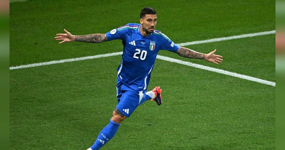 FOTO: Drama Italia vs Kroasia, Gol Menit Akhir Mattia Zaccagni Bawa Gli Azzuri ke 16 Besar Euro 2024