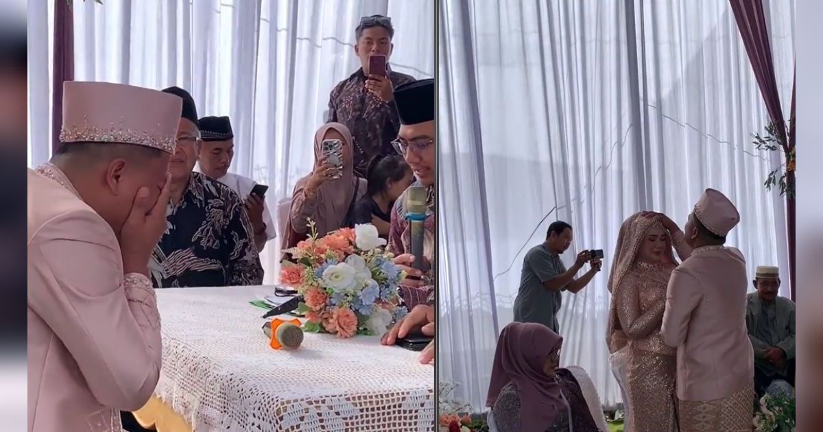 Bak Sinetron! Kisah Pasangan Akhirnya Menikah Usai Pacaran 15 Tahun Lebih, Pernikahan Penuh Tangis Bahagia