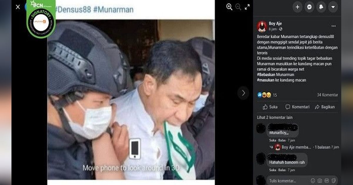 Munarman eks Sekjen FPI Diusulkan jadi Duta Deradikalisasi, Siapa Pengusulnya?