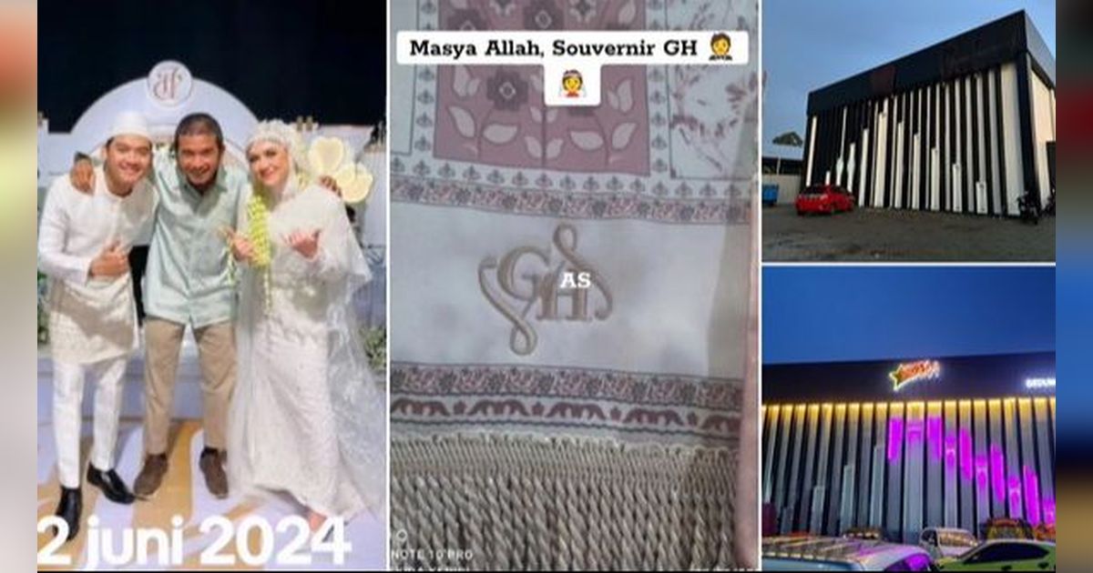 Ternyata Milik Sendiri, Ini Potret Gedung Pernikahan Happy Asmara dan Gilga Sahid