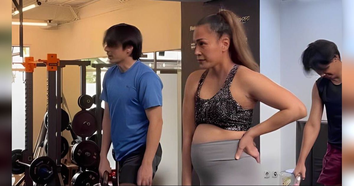 Strong Banget! Istri Abimana Angkat Beban Saat Hamil di Usia 40